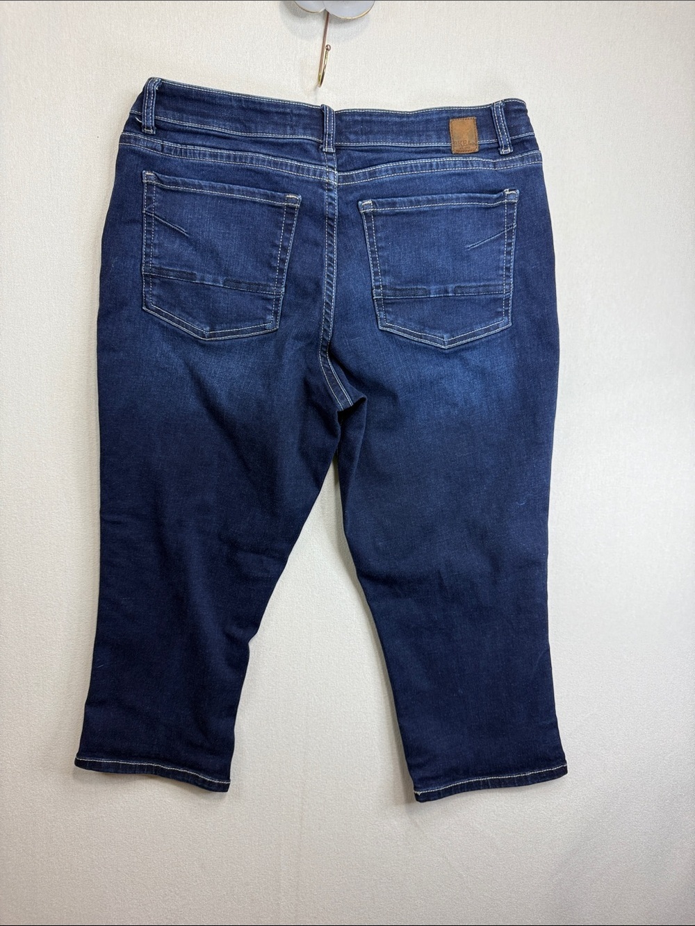 BKE Navy Blue Cropped Jeans Capris